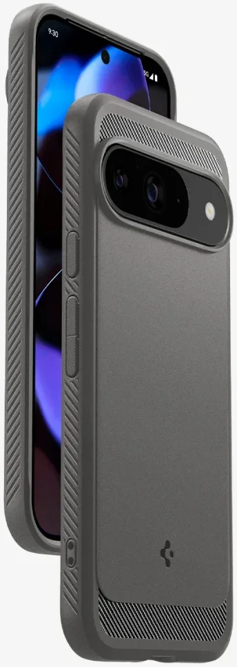 Spigen Rugged Armor Google Pixel 9 / 9 Pro Hoesje Back Cover Grijs afbeelding 11