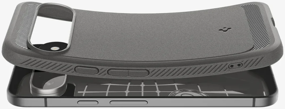 Spigen Rugged Armor Google Pixel 9 / 9 Pro Hoesje Back Cover Grijs afbeelding 12