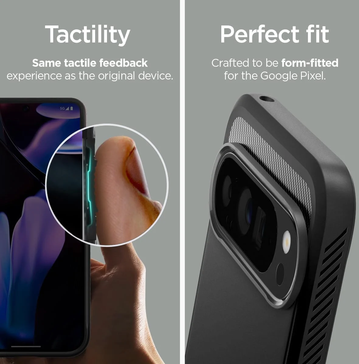 Spigen Rugged Armor Google Pixel 9 Pro XL Hoesje Back Cover Zwart afbeelding 7