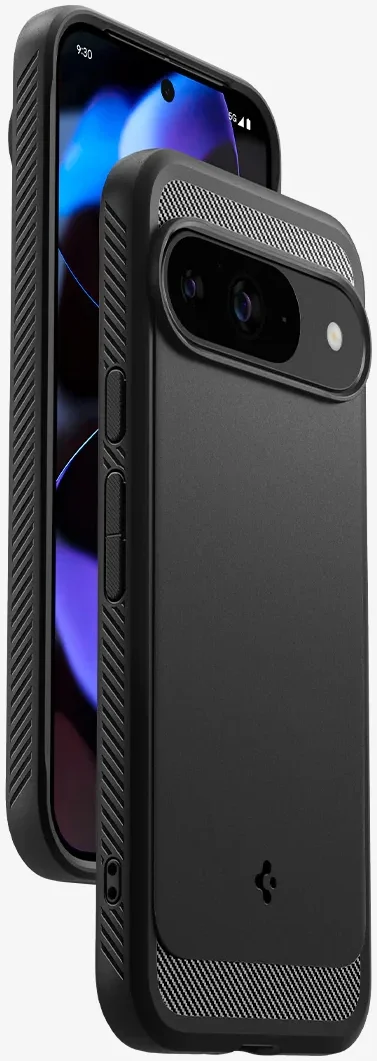 Spigen Rugged Armor Google Pixel 9 / 9 Pro Hoesje Back Cover Zwart afbeelding 11
