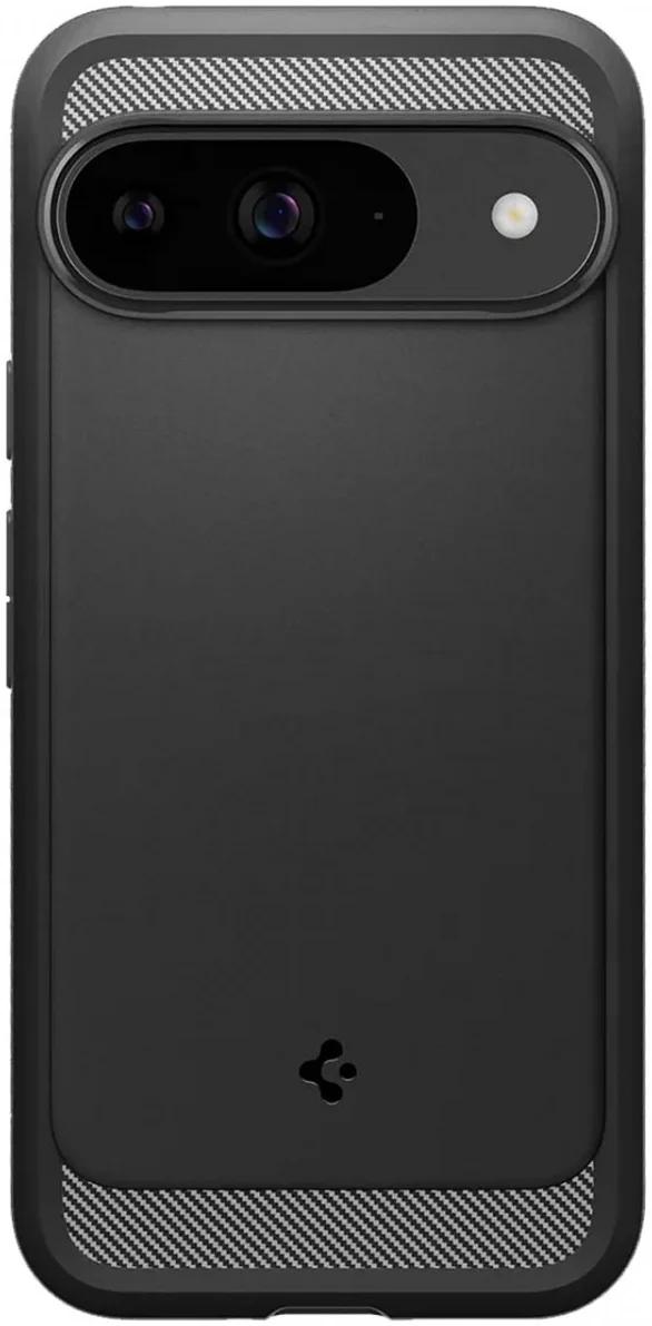 Spigen Rugged Armor Google Pixel 9 / 9 Pro Hoesje Back Cover Zwart afbeelding 2