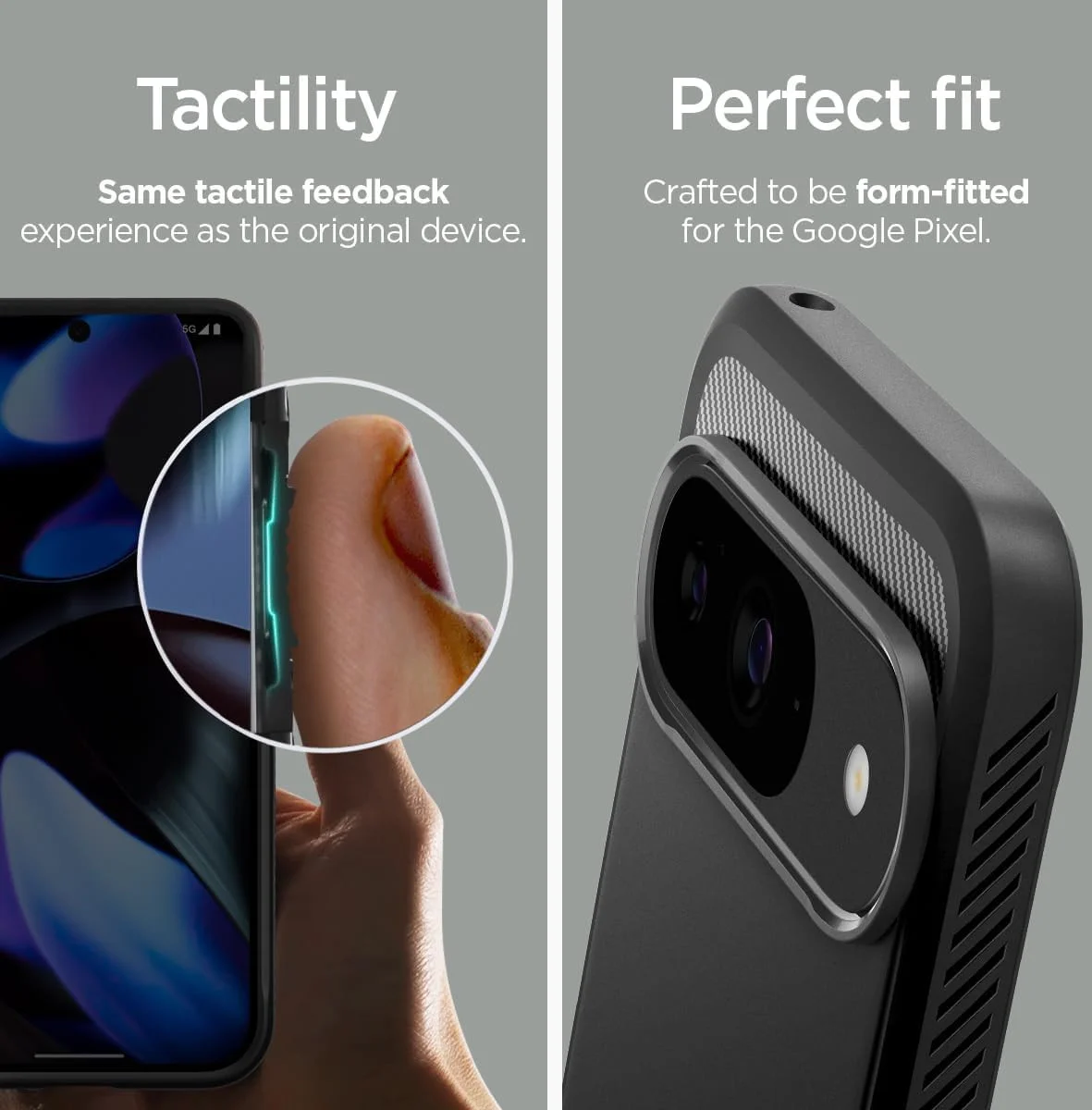 Spigen Rugged Armor Google Pixel 9 / 9 Pro Hoesje Back Cover Zwart afbeelding 7