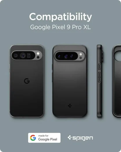 Spigen Thin Fit Google Pixel 9 Pro XL Hoesje Back Cover Zwart afbeelding 2
