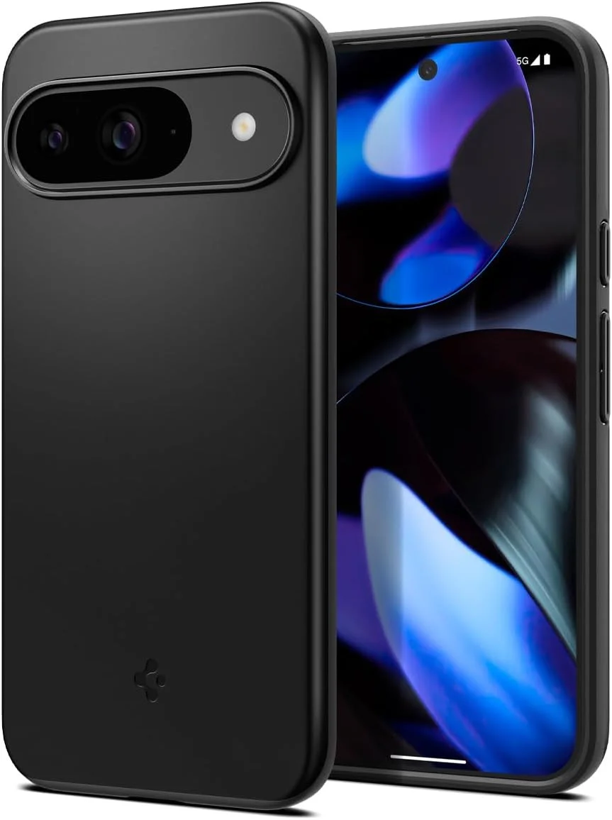 Spigen Thin Fit Google Pixel 9 / 9 Pro Hoesje Back Cover Zwart afbeelding 1
