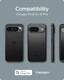 Spigen Thin Fit Google Pixel 9 / 9 Pro Hoesje Back Cover Zwart afbeelding 2