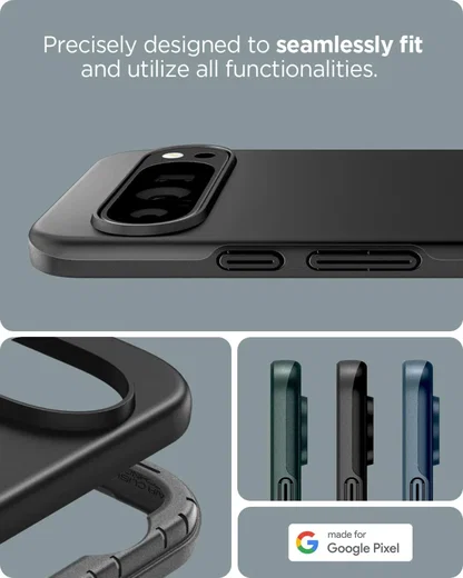 Spigen Thin Fit Google Pixel 9 / 9 Pro Hoesje Back Cover Zwart afbeelding 7