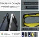 Spigen Tough Armor Google Pixel 9 / 9 Pro Hoesje Back Cover Metal Slate afbeelding 7
