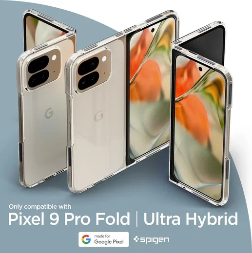 Spigen Ultra Hybrid Google Pixel 9 Pro Fold Hoesje Back Cover Transparant afbeelding 2