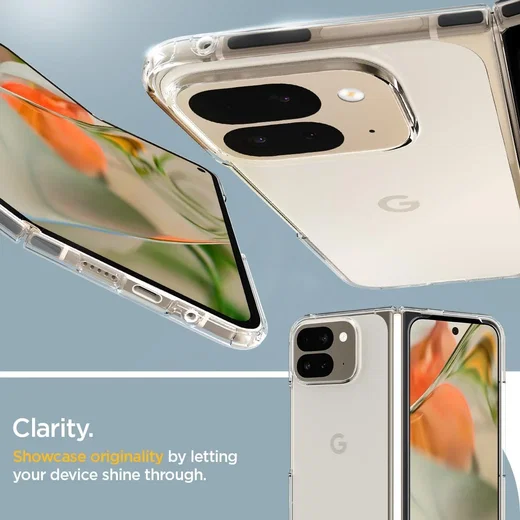 Spigen Ultra Hybrid Google Pixel 9 Pro Fold Hoesje Back Cover Transparant afbeelding 3