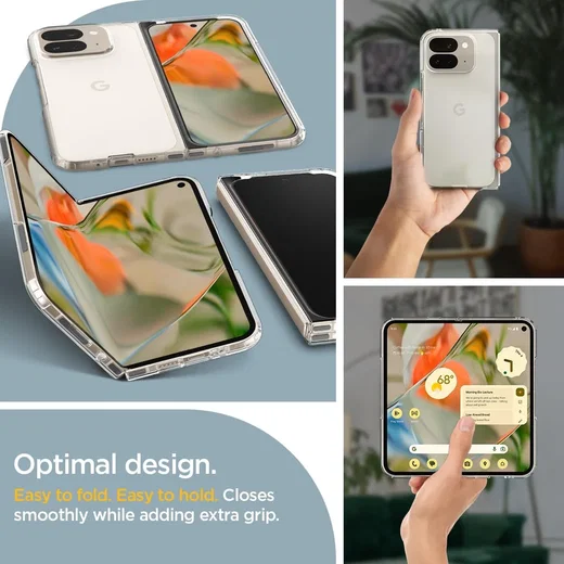 Spigen Ultra Hybrid Google Pixel 9 Pro Fold Hoesje Back Cover Transparant afbeelding 5