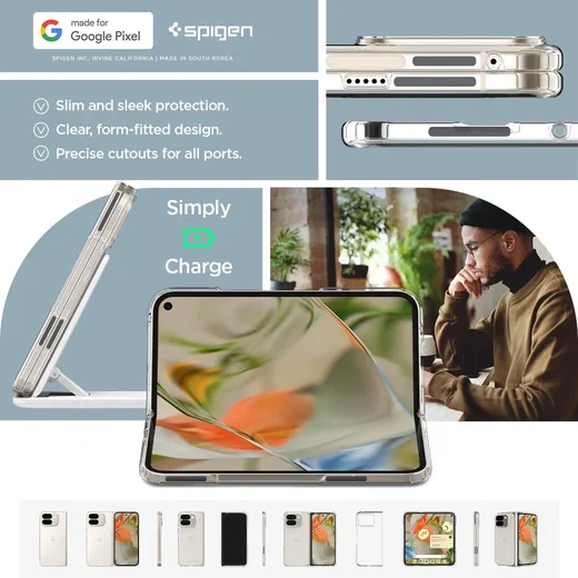 Spigen Ultra Hybrid Google Pixel 9 Pro Fold Hoesje Back Cover Transparant afbeelding 7