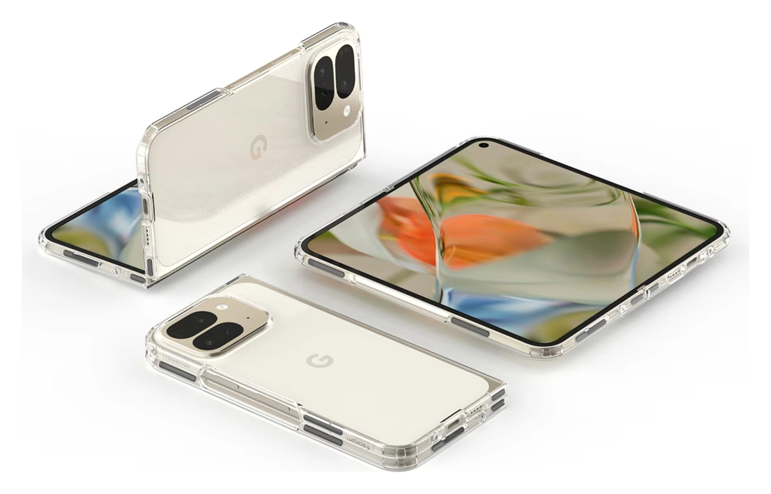 Spigen Ultra Hybrid Google Pixel 9 Pro Fold Hoesje Back Cover Transparant afbeelding 8
