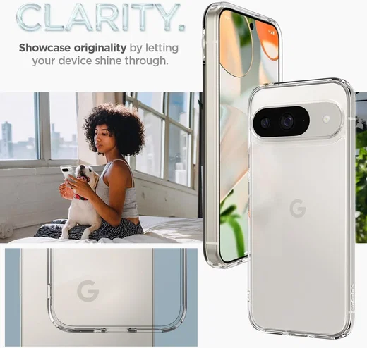 Spigen Ultra Hybrid Google Pixel 9 / 9 Pro Hoesje Back Cover Transparant afbeelding 3