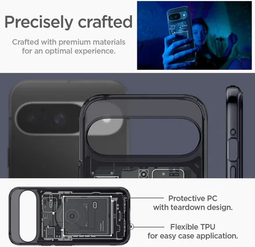 Spigen Ultra Hybrid Google Pixel 9 / 9 Pro Hoesje Back Cover Zero One afbeelding 4