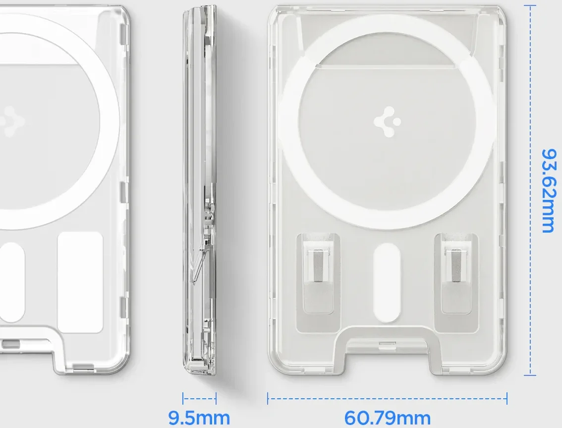Spigen Ultra Hybrid Magsafe Kaarthouder Transparant afbeelding 7