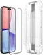 Spigen EZ Fit GLAS.tR iPhone 15 Pro Max Screen Protector Zwart (1-Pack) afbeelding 10