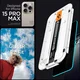 Spigen EZ Fit GLAS.tR Apple iPhone 15 Pro Max Privacy Glass (1-Pack) afbeelding 5
