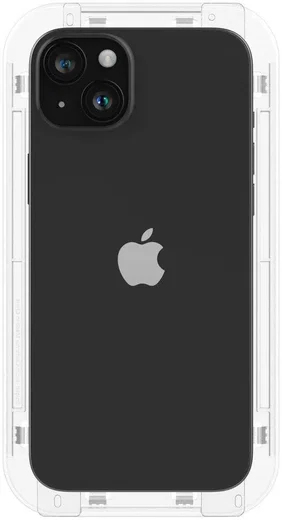 Spigen EZ Fit GLAS.tR Apple iPhone 15 Screen Protector Zwart (1-Pack) afbeelding 11