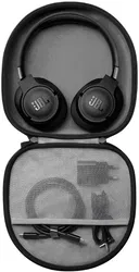 Spigen Klasden Pouch Universeel Koptelefoon Beschermhoes met Kabelvak Zwart afbeelding