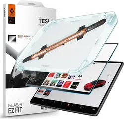 Spigen Glas.tR EZ Fit Tesla Model 3 / Y 15.4 (2026-2024) Screenprotector 9H Glas afbeelding