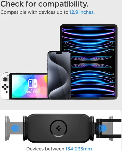 Spigen OneTap Houder voor Telefoon/Nintendo/Tablet/iPad Auto Hoofdsteun afbeelding 3