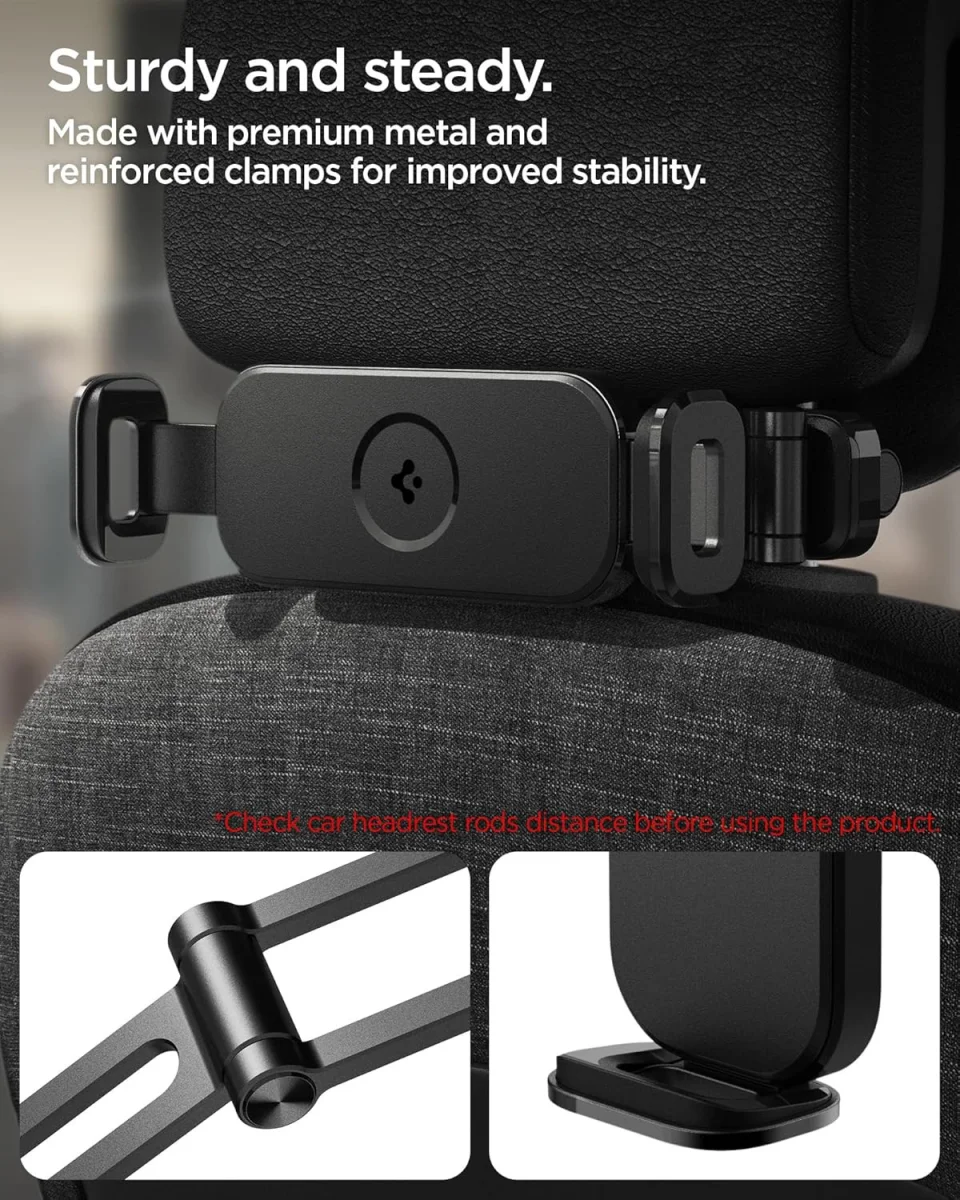 Spigen OneTap Houder voor Telefoon/Nintendo/Tablet/iPad Auto Hoofdsteun afbeelding 4