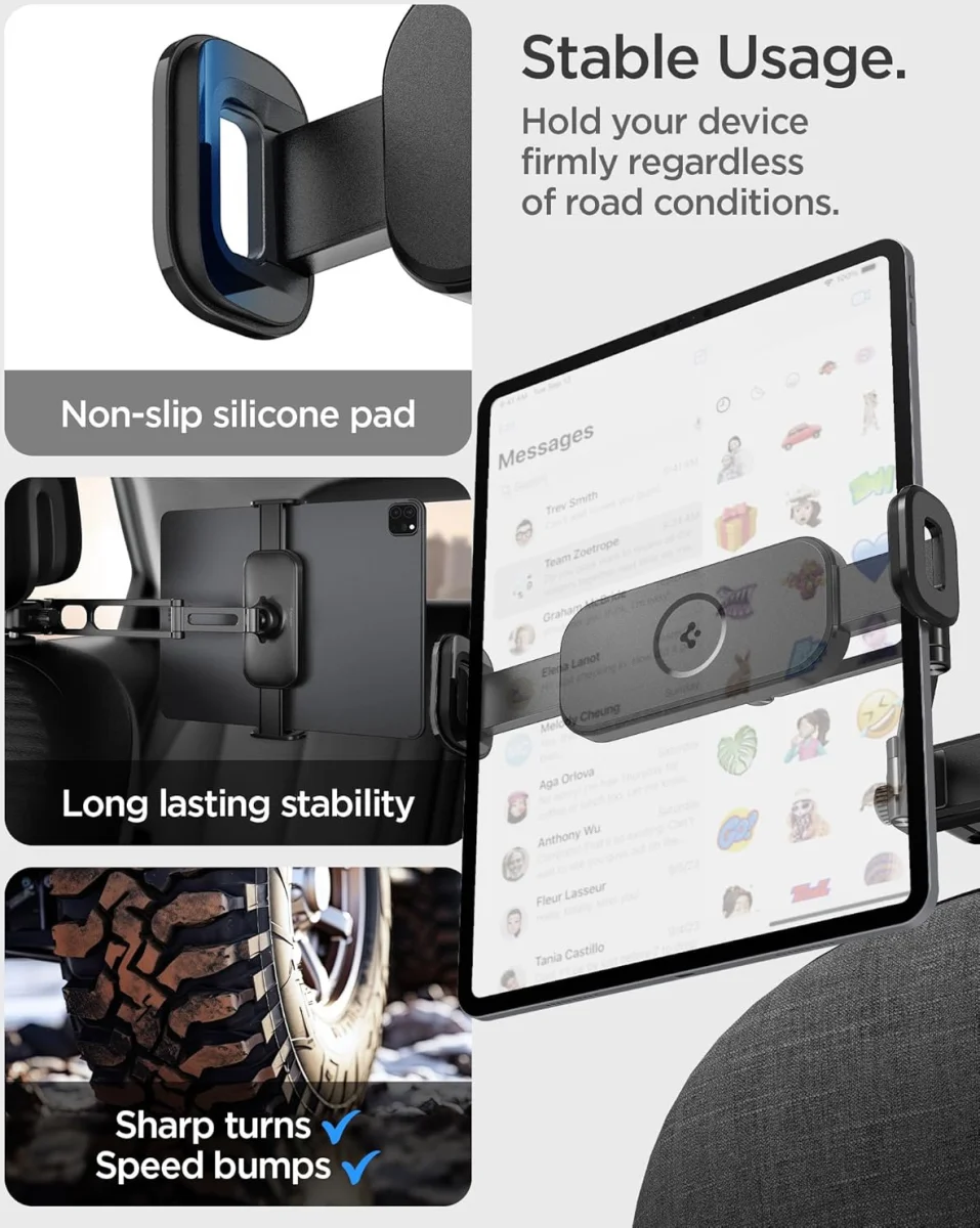 Spigen OneTap Houder voor Telefoon/Nintendo/Tablet/iPad Auto Hoofdsteun afbeelding 6