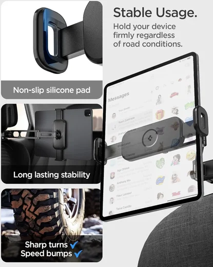 Spigen OneTap Houder voor Telefoon/Nintendo/Tablet/iPad Auto Hoofdsteun afbeelding 6