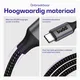 Buddi Flex USB-A Female naar USB-A Male Verlengkabel USB 3.0 2M Zwart afbeelding 8