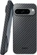 NEKIT Fiber Google Pixel 9 Pro XL Hoesje MagSafe Kevlar Back Cover Dun Zwart