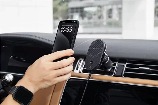 PITAKA MagEZ Car Mount Pro 2 Qi2 (15W) MagSafe Telefoonhouder Auto Zwart afbeelding 14