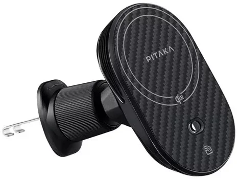 PITAKA MagEZ Car Mount Pro 2 Qi2 (15W) MagSafe Telefoonhouder Auto Zwart afbeelding 13