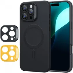 ESR Cloud Soft HaloLock Apple iPhone 16 Pro Hoesje MagSafe Zwart afbeelding