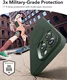 ESR Cloud Soft HaloLock Apple iPhone 16 Pro Hoesje MagSafe Groen afbeelding 2