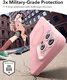 ESR Cloud Soft HaloLock Apple iPhone 16 Pro Hoesje MagSafe Roze afbeelding 2