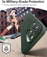 ESR Cloud Soft HaloLock Apple iPhone 16 Pro Max Hoesje MagSafe Groen afbeelding 2
