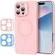 ESR Cloud Soft HaloLock Apple iPhone 16 Pro Max Hoesje MagSafe Roze