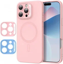 ESR Cloud Soft HaloLock Apple iPhone 16 Pro Max Hoesje MagSafe Roze afbeelding