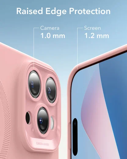 ESR Cloud Soft HaloLock Apple iPhone 16 Pro Max Hoesje MagSafe Roze afbeelding 7