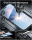 ESR Armor Tough Apple iPhone 16 Pro Hoesje MagSafe Transparant Zwart afbeelding 8
