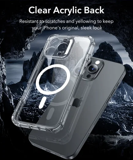 ESR Armor Tough Apple iPhone 16 Pro Hoesje MagSafe Transparant afbeelding 4