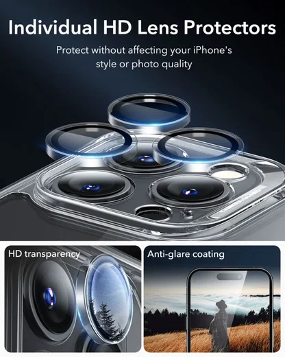 ESR Armor Tough Apple iPhone 16 Pro Hoesje MagSafe Transparant afbeelding 7