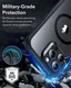 ESR Armor Tough Apple iPhone 16 Pro Max Hoesje MagSafe Transparant Zwart afbeelding 3
