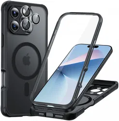 ESR Armor Tough Apple iPhone 16 Pro Max Hoesje MagSafe Frosted Zwart afbeelding