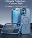 ESR Classic Pro Apple iPhone 16 Hoesje MagSafe + Tempered Glass Frosted Blauw afbeelding 2