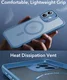 ESR Classic Pro Apple iPhone 16 Hoesje MagSafe + Tempered Glass Frosted Blauw afbeelding 8