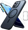 ESR Classic Pro iPhone 16 Plus Hoesje MagSafe + Tempered Glass Frosted Zwart