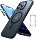 ESR Classic Pro iPhone 16 Pro Max Hoesje MagSafe + Tempered Glass Frosted Zwart