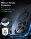 ESR Classic Pro iPhone 16 Pro Max Hoesje MagSafe + Tempered Glass Frosted Zwart afbeelding 3