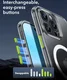 ESR Classic Pro iPhone 16 Pro Max Hoesje MagSafe + Tempered Glass Transparant afbeelding 6
